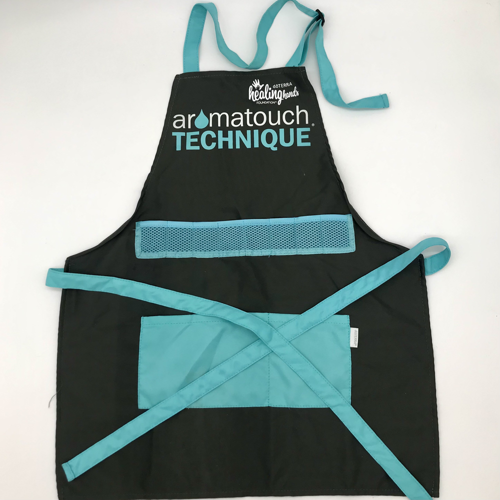 Doterra Black and Teal Aromatouch Technique Apron